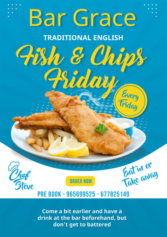 Bar Grace Fish and Chips Fridays