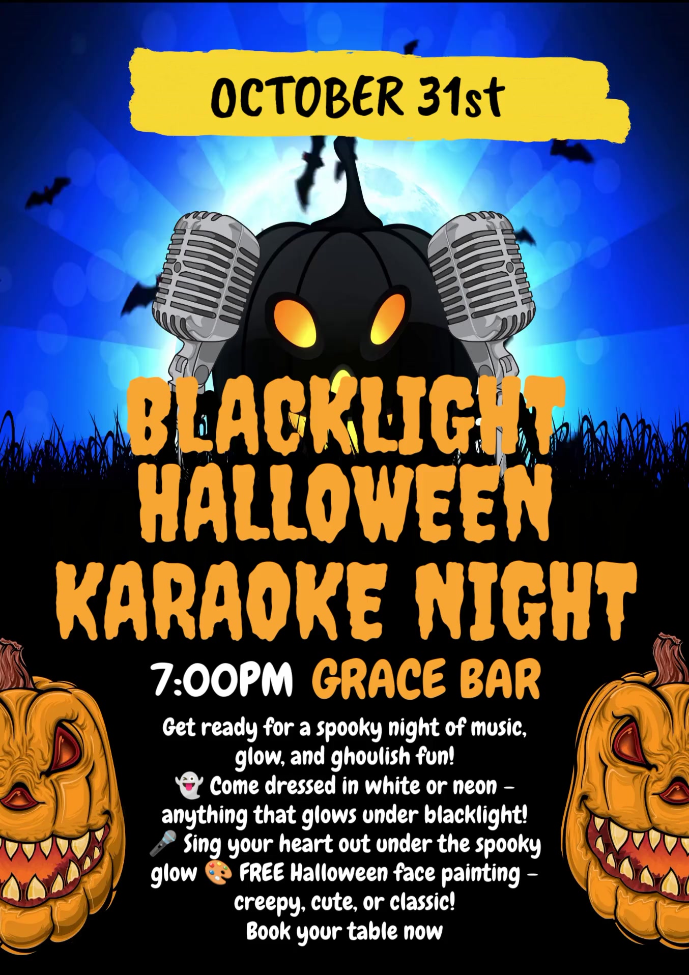Bar Grace Halloween Karaoke Night