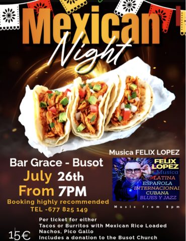 Bar Grace Mexican Night