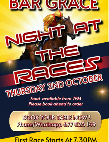 Bar Grace Busot Race Night